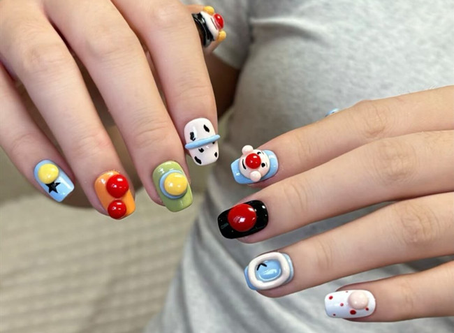春日卡通美甲，廣西美甲造型培訓(xùn)整合