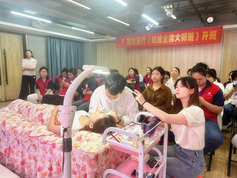 南寧紋繡培訓(xùn)開班，技術(shù)拓客技巧大放送