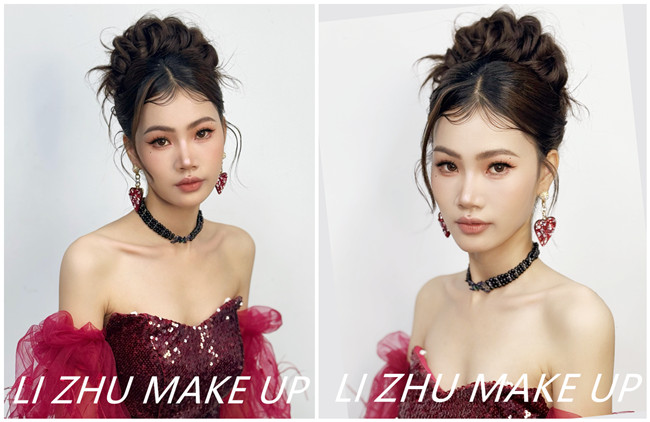 簡約禮服造型 | 南寧化妝培訓哪里受歡迎