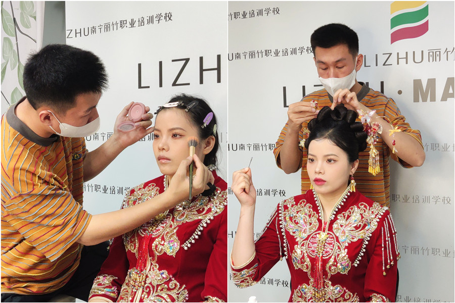 秀禾新娘造型，南寧婚禮化妝分享