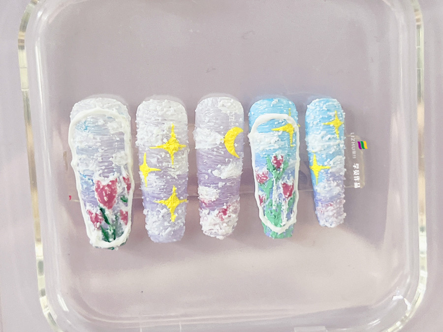 廣西美甲技術(shù)解析：石膏彩繪美甲