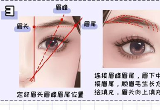 方圓臉如何畫眉？化妝新手入門教程