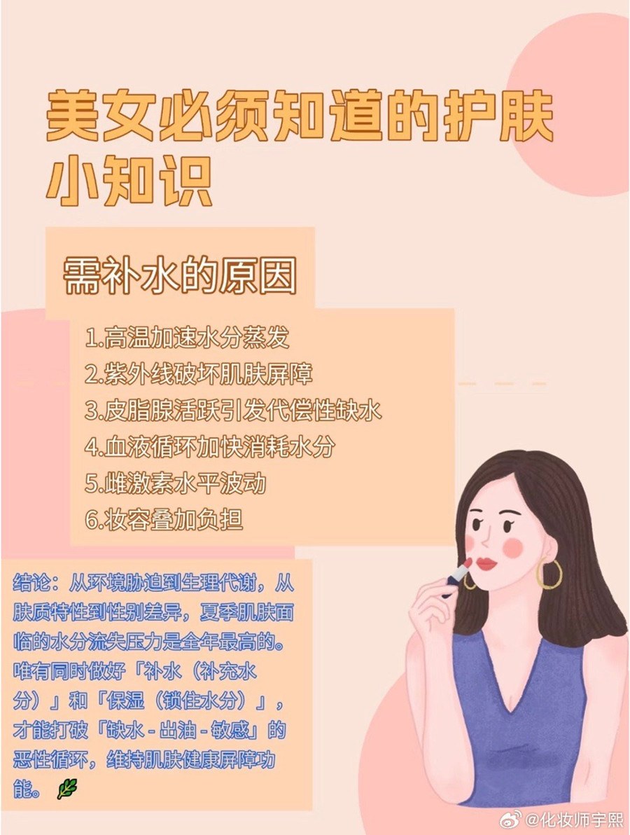 皮膚需要補水的原因，南寧美容師的日常
