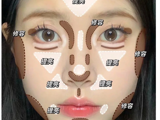 修容的步驟及方法，南寧教化妝